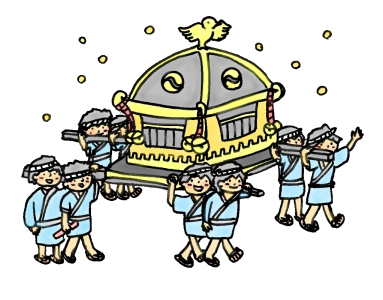 秋はお祭りの季節 だんじりと神輿の違いとは 大阪の個別指導の学習塾ならアップ学習会